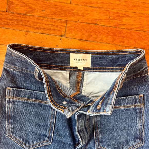 Sezane 1970s Trousers in baby blue - Picture 3 of 6